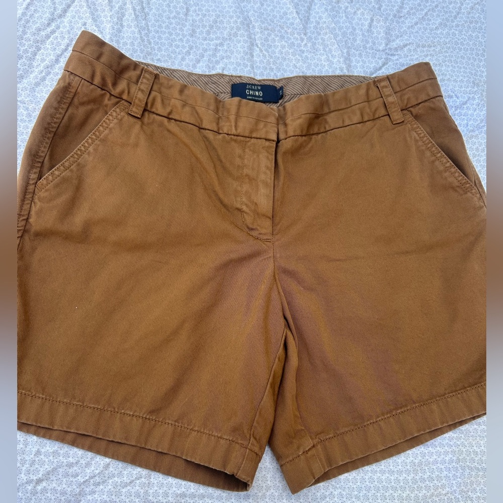 J.Crew Women’s Chino Shorts  Brown Cotton size 12